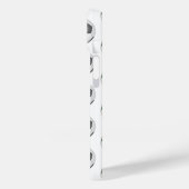 緑の灰色のサッカーボールモノグラムの模様 Case-Mate iPhoneケース (裏面 / 左)