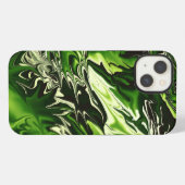 緑の炎 iPhoneケース (裏面横)