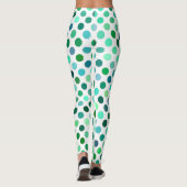 緑の点々のあるレギンス レギンス (裏面)