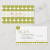 緑の点の名刺 名刺 (正面/裏面)