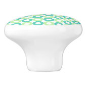 緑の点セラミックキャビネットのノブ セラミックノブ (側面)