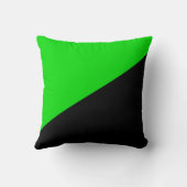 緑の無政府主義の国旗 クッション (裏面)