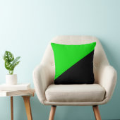 緑の無政府主義の国旗 クッション (椅子)