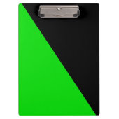 緑の無政府主義の国旗 クリップボード (正面)