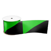 緑の無政府主義の国旗 サテンリボン (リール)