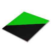 緑の無政府主義の国旗 タイル (側面)