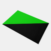 緑の無政府主義の国旗 ドアマット (アングル)