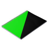 緑の無政府主義の国旗 ノートブック (左側)