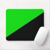 緑の無政府主義の国旗 マウスパッド (マウス)