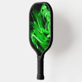 緑の煙フラクタル ピックルボールラケット (左)
