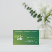 緑の煙 名刺 (スタンド正面)