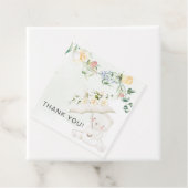 緑の熊の黄色男女兼用い赤ちゃんシャワー フェイバータグ (インサイチュ)