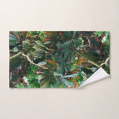 緑の熱帯ジャングルバスタオルセット バスタオルセット (ハンドタオル)