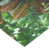 緑の熱帯ジャングル ショートテーブルランナー (コーナー)