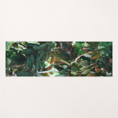 緑の熱帯ジャングル ヨガマット (正面(横))