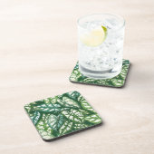 緑の熱帯葉産型 コースター (右側)