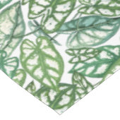 緑の熱帯葉産型 テーブルクロス (アングル)