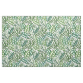 緑の熱帯葉産型 ファブリック (ファットクウォーター)