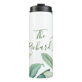 緑の熱帯葉産物名 タンブラー