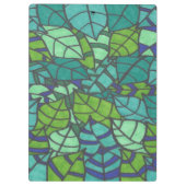 緑の熱帯葉 クリップボード (裏面)