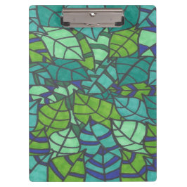 緑の熱帯葉 クリップボード