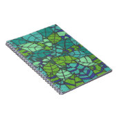 緑の熱帯葉 ノートブック (右側)