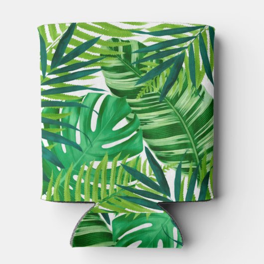 緑の熱帯葉 缶クーラー (裏面)