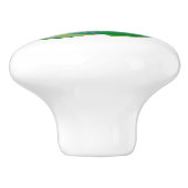 緑の熱帯魚の漫画のキャビネットのノブのドアのプル セラミックノブ (側面)