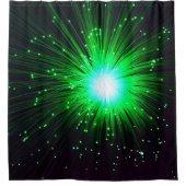 緑の爆発 シャワーカーテン (正面)