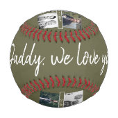 緑の父と子供たち家族の写真, ファミリーダッド写真 野球ボール (正面)