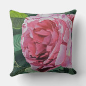 緑の牡丹の花離れと、大 クッション (裏面)