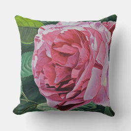 緑の牡丹の花離れと、大 クッション