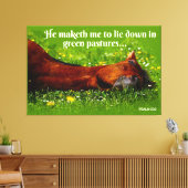 緑の牧場 キャンバスプリント (インサイチュ (リビング))