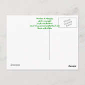 緑の牧場 ポストカード (裏面)