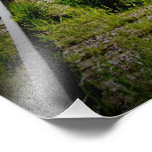 「緑の牧草地にふける」 フォトプリント            (角)