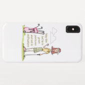 緑の牧草地に横たわる Case-Mate iPhoneケース (裏面(横))