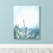 緑の牧草地の自然写真 キャンバスプリント (インサイチュ (ウッドフロア))