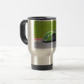 緑の独身のなseaterのレースカー トラベルマグ (正面左)