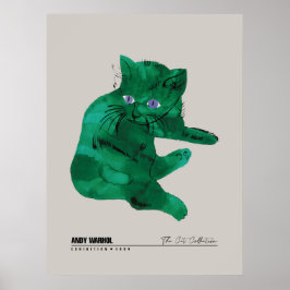 緑の猫 ポスター