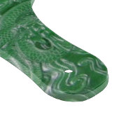 緑の玉中国の龍彫刻 カッティングボード (角)