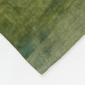 緑の球体I フリースブランケット (角)