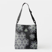 緑の球体PolyHexaBloomクロスボディバッグ クロスボディバッグ (裏面)