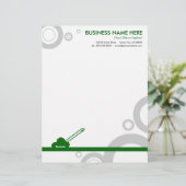 緑の環刈り レターヘッド (スタンド正面)