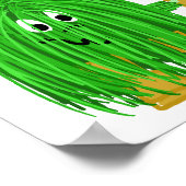 緑の環境にやさしいことをしよう惑星 ポスター (角)