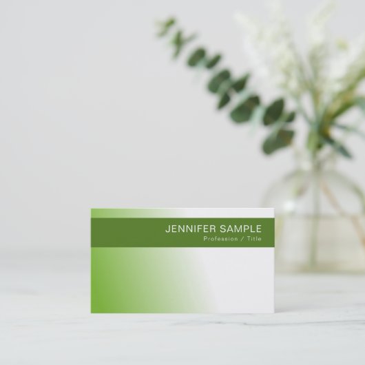 緑の環境の自然はスタイリッシュな贅沢を保護します 名刺 (スタンド正面)
