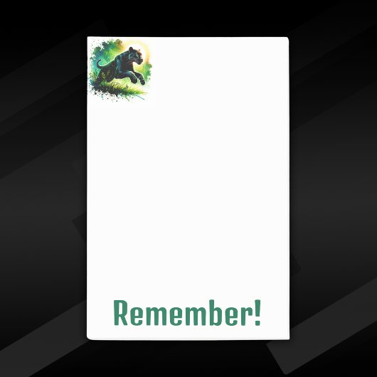 緑の環境を持つブラックパンサー | ポストイット