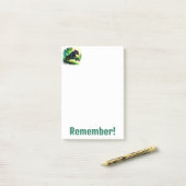 緑の環境を持つブラックパンサー | ポストイット (デスク上)