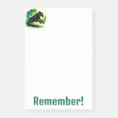 緑の環境を持つブラックパンサー | ポストイット (正面)