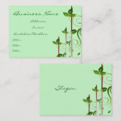 緑の生命名刺 名刺 (正面/裏面)