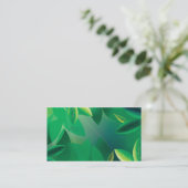 緑の生命名刺 名刺 (スタンド正面)